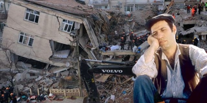 Elaz depreminde usta sanatnn evi de ykld