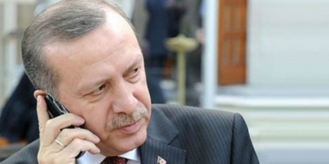 Erdoan, enkazdan kurtarlan Azize elik ile telefonda grt