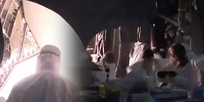 Koca Yusuf Wuhan'da tahliyelere başladı, ilk görüntüler