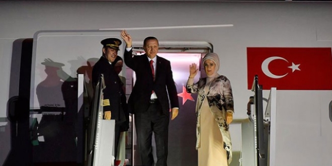 Cumhurbaşkanı Erdoğan Ukrayna'dan ayrıldı