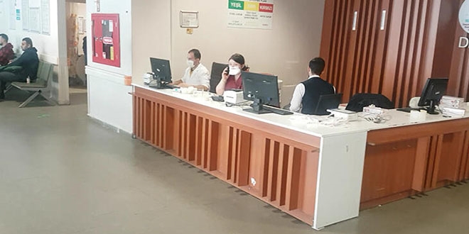 Beylikdüzü Devlet Hastanesi'nde Çin'den gelen hostes tedbiri