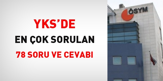 YKS'de en ok sorulan 78 soru ve cevab