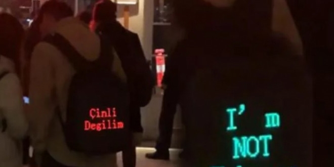 Tayvanlı turistten koronavirüs önlemi