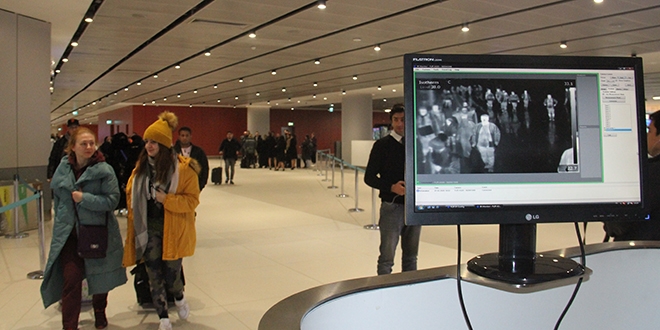 �stanbul Havaliman�'nda t�m yolcular i�in termal kamera uygulamas� ba�lad�