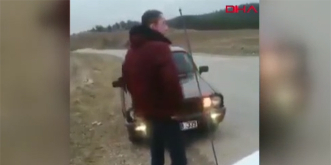 Alkollü sürücü jandarmayı böyle tehdit etti