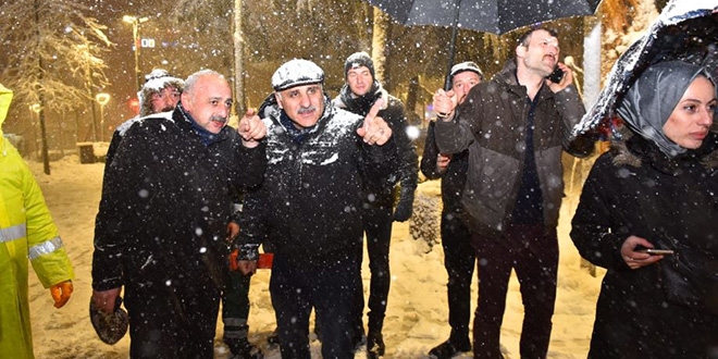 Trabzon Valilii, olumsuz hava koullarna kar uyard