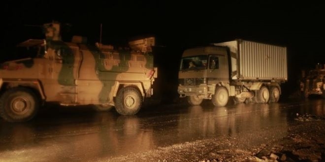 TSK'ya ait 200 askeri araç İdlib'e girdi