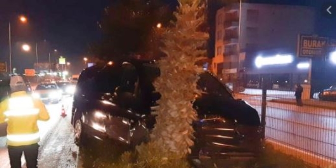 Kazada, Özhaseki'nin burnu kırıldı