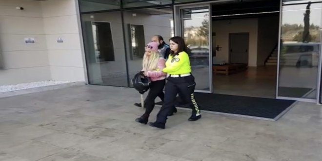 Polisin üzerine motosikletini sürüp kaçan maganda yakalandı