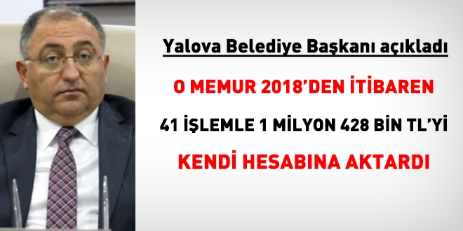 Yalova Belediyesi: Tutuklanan şahıs 41 kez dolandırmış