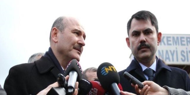 İki Bakan deprem bölgesinde incelemelerde bulundu