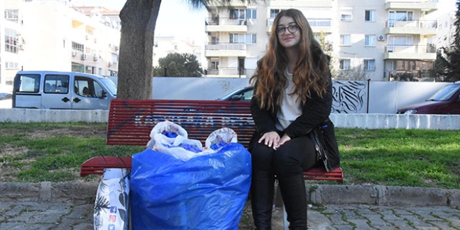 Topladığı 11 bin mavi kapakla engellilere umut olacak