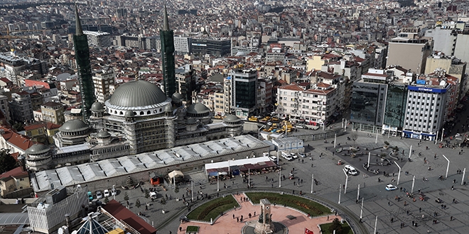 Taksim Camisi yıl sonunda tamamlanacak