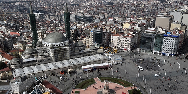 Taksim Camisi yl sonunda tamamlanacak
