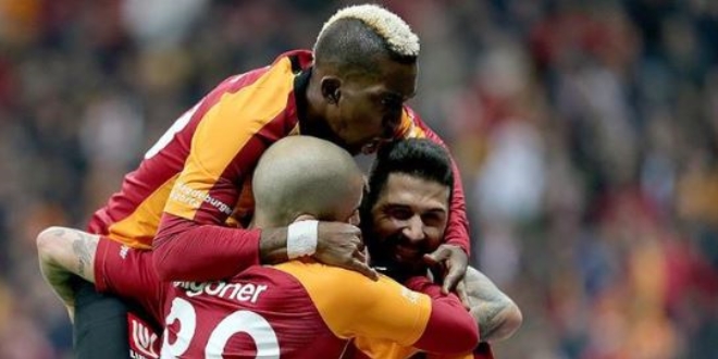 Galatasaray galibiyet serisini sürdürdü