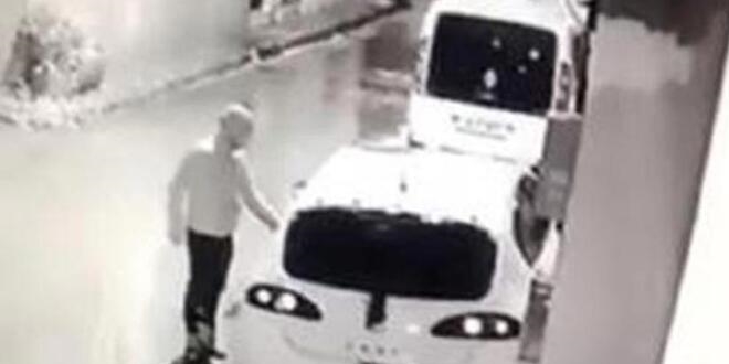 15 saniyede hırsızlık güvenlik kamerasında