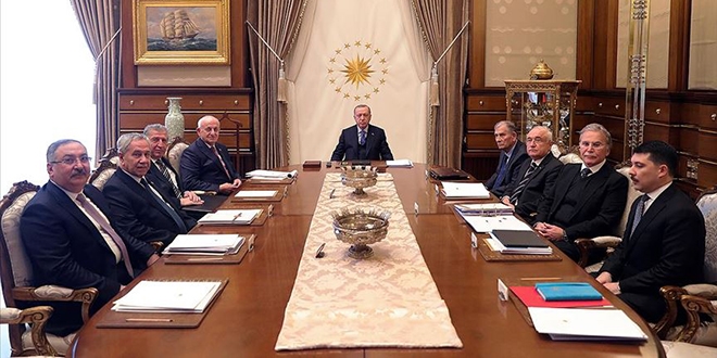 Cumhurbaşkanı Erdoğan, YİK toplantısına başkanlık etti