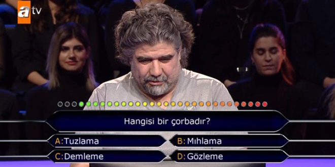 2. soruda elendi, bin TL bile alamadı