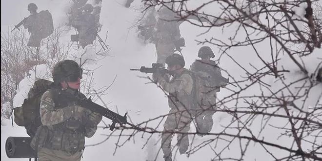 Irak'ın kuzeyinde 4 PKK'lı terörist etkisiz hale getirildi
