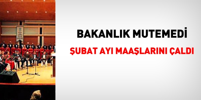 Bakanlık mutemedi, Şubat ayı maaşlarını çaldı