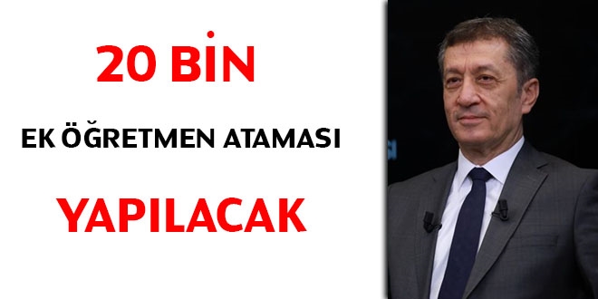 20 bin ek öğretmen ataması yapılacak