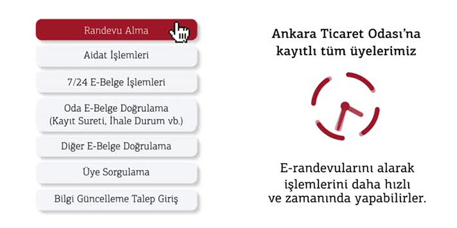 ATO'dan üyelerine 24 saat elektronik belge hizmeti