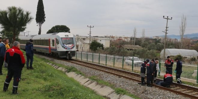 Aydın'da trenin çarptığı kişi hayatını kaybetti