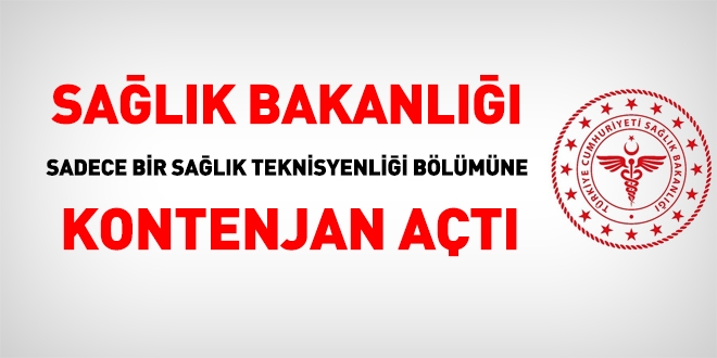 Sağlık Bakanlığı, ATT dışında hiçbir bölüme kontenjan vermedi