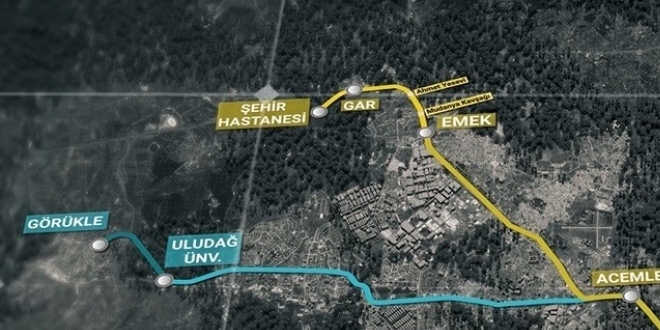 Bursa'daki metro hattn Ulatrma Bakanl yapacak