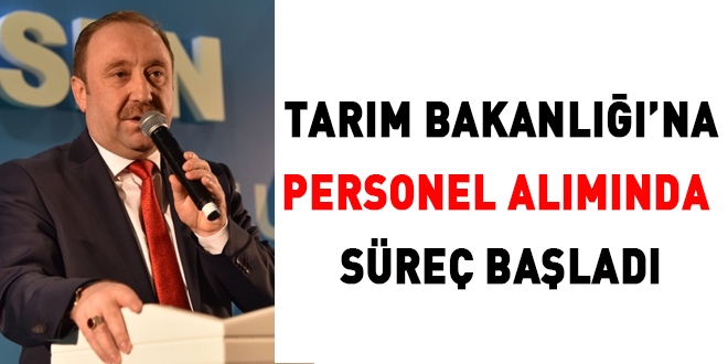 Tarım Bakanlığı'na personel alımında süreç başladı