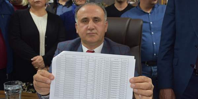 Belediyenin zabıta aracına haciz konuldu