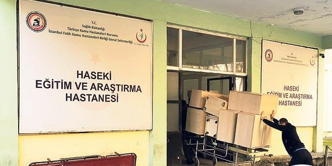 Haseki'de korona hazırlığı