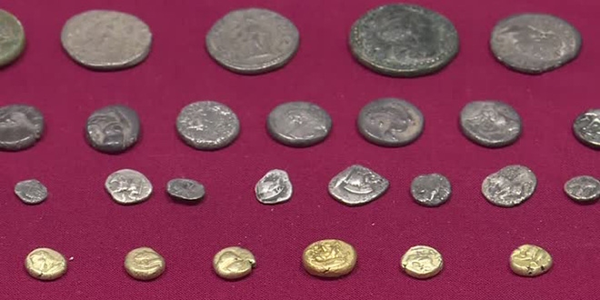 Lidya döneminde ilk basılan para örnekleri ele geçirildi