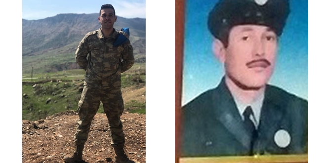 43 yıl önce babası, şimdi de oğlu şehit oldu