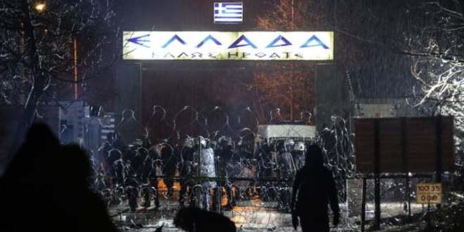 Yunan sınırındaki müdahalede yaralanan göçmenler hastaneye kaldırıldı