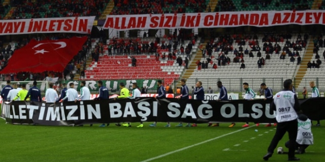 İdlib şehitleri, Konyaspor-Kasımpaşa maçında unutulmadı