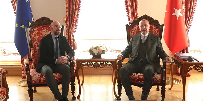 Erdoğan, AB Konseyi Başkanı ile telefonda görüştü