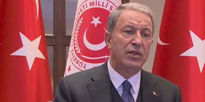 Bakan Akar'dan İdlib şehitleri için başsağlığı mesajı