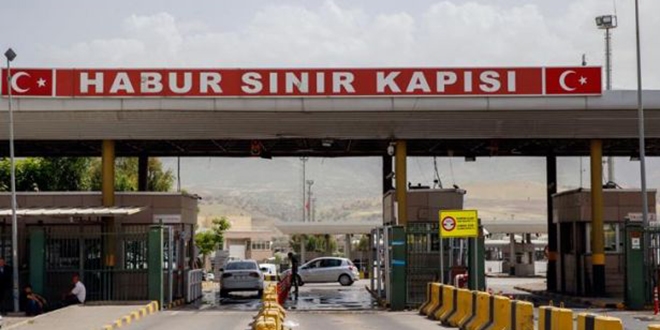 Habur sınır kapısı, 'koranavirüs' nedeniyle kapatıldı