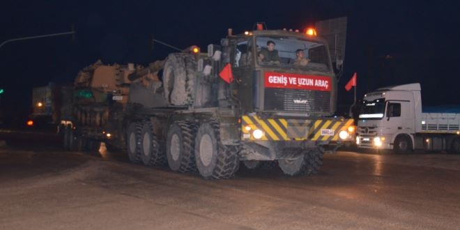Sınır birliklerine tank ve obüs sevkiyatı