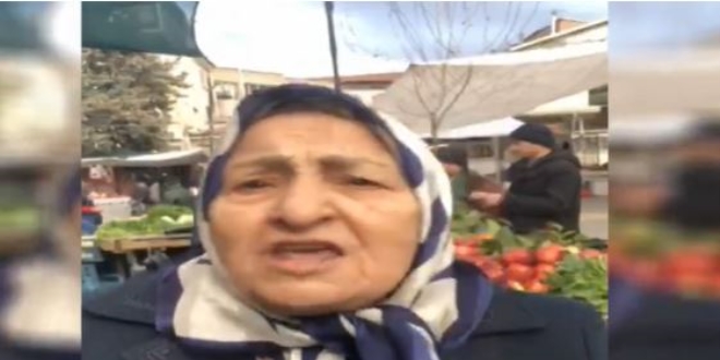 Malatya'da pazardaki Fatma Teyze'den dikkat çekici Suriye cevabı