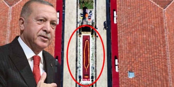 1 tonluk tespihi Erdoğan'a hediye etmek istiyor