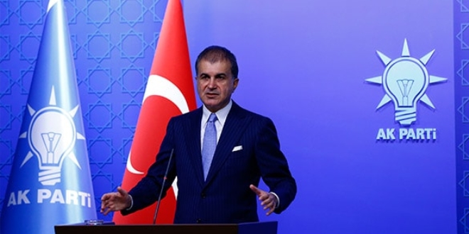 Ömer Çelik'ten, AB'nin Yunanistan'a desteğine tepki
