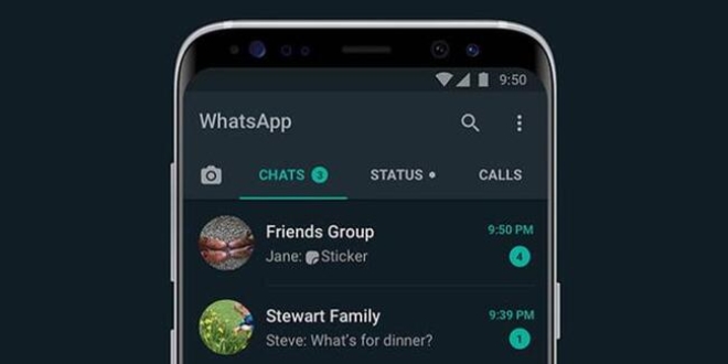WhatsApp karanlık temasına kavuştu