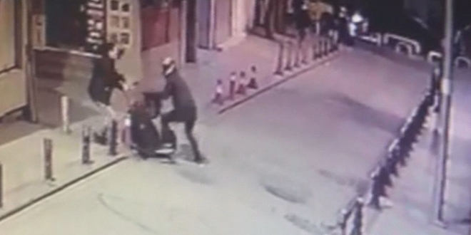 Kuyumcu kuryesi kocasını gaspçılardan böyle kurtardı