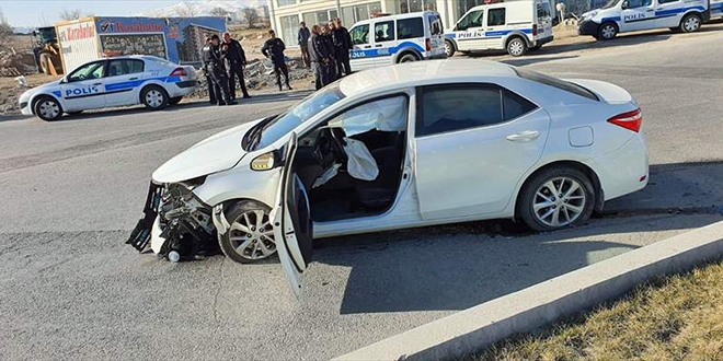 Asayiş Şube Müdürü trafik kazasında ağır yaralandı
