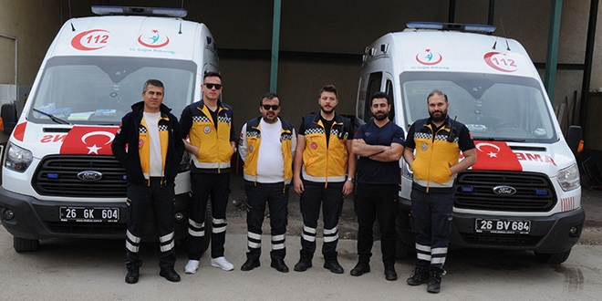 112'nin kadın personeli izin yaptı, erkek personel çalıştı