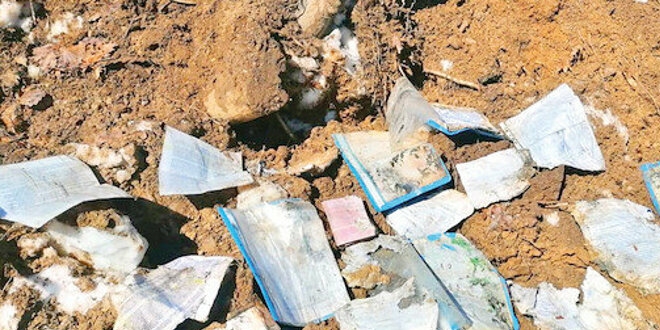 Oy pusulası PKK sığınağında