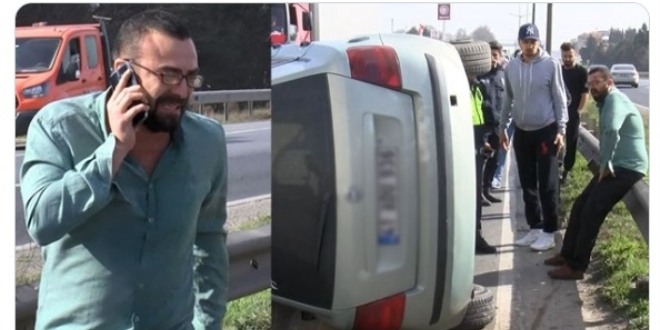 Kaza sonrası böyle isyan etti: Video çekenlere pist versinler