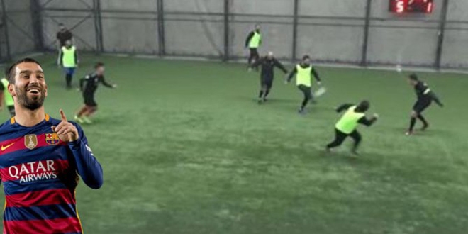 Barcelona'dan halı sahaya; Arda Turan şov yaptı
